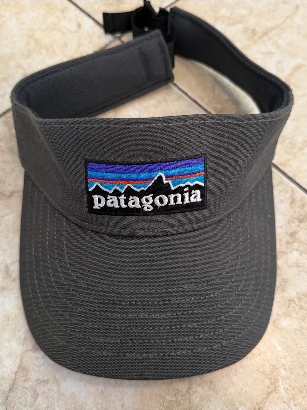 Unisex Gray Patagonia Visor